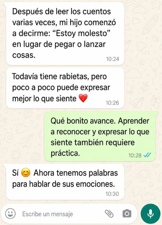 Comentario de una familia sobre el pack